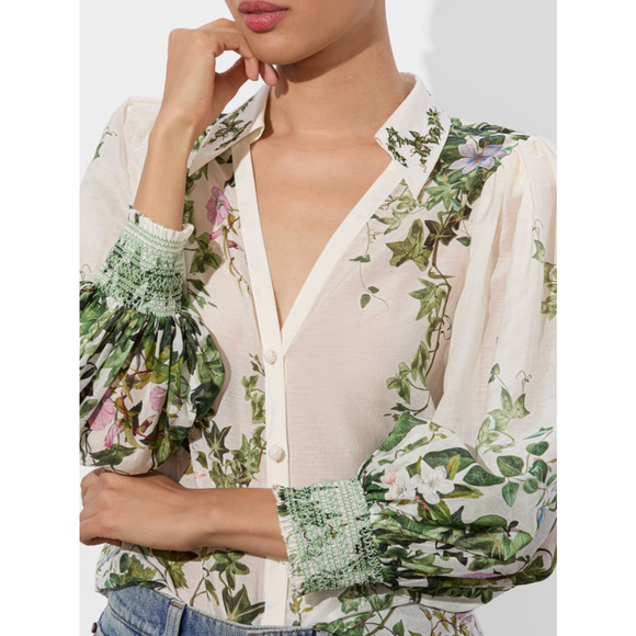 Alice + Olivia CHARIS BLOUSE M - Picture 4 of 7